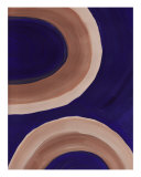 Circle Me Blue Giclee Print by Sylvia Jahshan