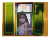 Which Side Of The Window Is The View Giclee Print by Tom Sachse