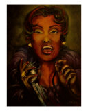 Songstress In Bflat Minor Giclee Print by Anthony Blake