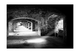 Archways And Light Beams, Fort Jefferson, FL Photographic Print by George Oze