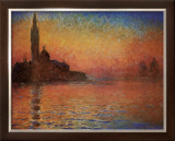 San Giorgio Maggiore by Twilight, c.1908 Poster by Claude Monet
