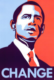 Barack Obama Change Foto