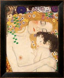 Mother and Child (detail from The Three Ages of Woman), c.1905 Prints by Gustav Klimt