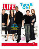 Grey's Anatomy Cast: J. Chambers, S. Oh, I. Washington, P. Dempsey and E. Pompeo, September 9, 2005 Impressão fotográfica por Art Streiber