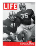 West Point Football Players Glenn Davis and Felix Blanchard, September 16, 1946 Photographic Print by Alfred Eisenstaedt