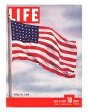 American Flag, July 6, 1942 Photographic Print by Dmitri Kessel