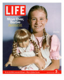 8-year-old Amelia and her American Girl doll Kristen on the cover of LIFE 12-03-2004. Photographic Print by Erin Patrice O'brien