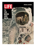 To the Moon and Back, Reflections on Astronauts Facemask, August 11, 1969 Premium Photographic Print