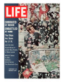 US President John F. Kennedy Getting Ticker Tape Reception During a Visit to Mexico, July 13, 1962 Premium Photographic Print by John Dominis