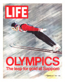 Olympics, Ski Jumper Yukio Kasaya, February 18, 1972 Photographie par John Dominis