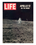 Apollo 12 on the Moon, Astronaut on the Moon, December 12, 1969 Premium Photographic Print Apollo 12 on the Moon, Astronaut on the Moon, December 12, 1969 Premium Photographic Print