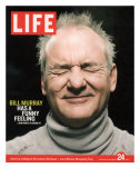Actor Bill Murray with Eyes Closed, December 24, 2004 Fototryk i høj kvalitet af Karina Taira