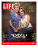 Actress Mariska Hargitay with Teacher Sister McKenna who Influenced her Career, August 19, 2005 Photographie par Karina Taira