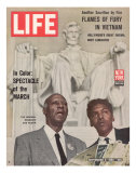 African American Activists Randolph and Rustin, Organizers of the Freedom March, September 6, 1963 Photographic Print by Leonard Mccombe