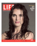 Portrait of Brooke Shields with her Eyes Open, March 23, 2007 Photographic Print by Tom Munro