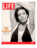 Portrait of Actress Rosario Dawson, November 25, 2005 Photographic Print by Karina Taira