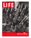 Artillery in the Brooklyn Navy Yard, Guns For Merchantmen, February 23, 1942 Premium Photographic Print by George Strock