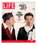 Actors Nathan Lane and Matthew Broderick Getting the Last Laugh of 2005, December 30, 2005 Photographic Print by George Lange