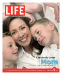 Portrait of Actress Patricia Heaton and her Sons, May 6, 2005 Photographie par Karina Taira