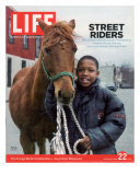 Dante at Fletcher Street Stables where Philadelphia's Inner City Kids Ride Horses, April 22, 2005 Photographic Print by Martha Camarillo