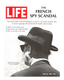 French Spy Scandal, Philippe Thyraud De Vosjoli, Head of French Intelligence in US, April 26, 1968 Photographie par Alfred Eisenstaedt
