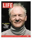 Actor Bill Murray with Eyes Closed, December 24, 2004 Premium-Fotodruck von Karina Taira