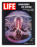 Catholicism's Epic Venture, Ending Assembly at Vatican II Ecumenical Council, December 17, 1965 Photographic Print by Ralph Crane