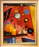 Heavy Red Prints by Wassily Kandinsky