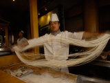 Noodle Making, Xi'an, Shaanxi Province, China Photographic Print by Pete Oxford