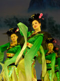 Concert of Traditional Chinese Music Instruments, Shaanxi Grand Opera House, Xi'an, China Photographic Print by Pete Oxford