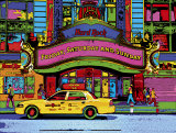 Hard Rock Cafe Broadway Art by Geraldine Potron