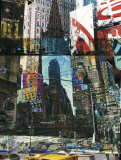 New York City Print by Cédric Bouteiller