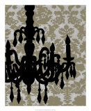 Chandelier Silhouette II Affiches par Ethan Harper