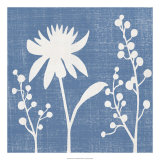 Blue Linen I Posters by Megan Meagher