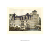 Petite French Chateaux V reproduction procédé giclée par Victor Petit