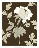 Neutral Peony Elegance II Poster by Nancy Slocum