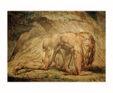 Nebukadnezar Posters av William Blake