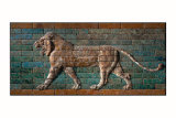 Babylon Lion in Glazed Brick Relief Láminas