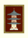 Pagodas IV Art by Chariklia Zarris