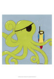 Captain Calamari Prints by Erica J. Vess