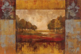 Landscape in Gold Affiches par Silvia Vassileva
