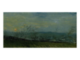 Sunset at Montmartre Giclee Print by Vincent van Gogh