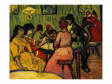 La terraza del café por la noche, Place du Forum, Arles Láminas por Vincent van Gogh