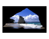 Cathedral Cove, New Zealand Posters by Charles Glover