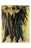 Berlin Street Scene II Posters by Ernst Ludwig Kirchner