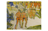 Groups of Bathers Posters par Ernst Ludwig Kirchner