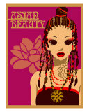 Asian Beauty at Party Print by Noriko Sakura