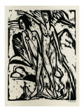 Two Bathers on the Beach Posters by Ernst Ludwig Kirchner
