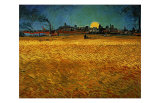 Summer Evening Near Arles reproduction procédé giclée par Vincent van Gogh