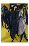 Women on the Street I Art par Ernst Ludwig Kirchner